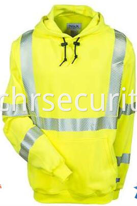 Ational Safety Apparel Men's Yellow Flame-Resistant Sweatshirt